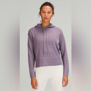 Lululemon Double Knit Sweater Hoodie Dusky Lavender Sz XS/S